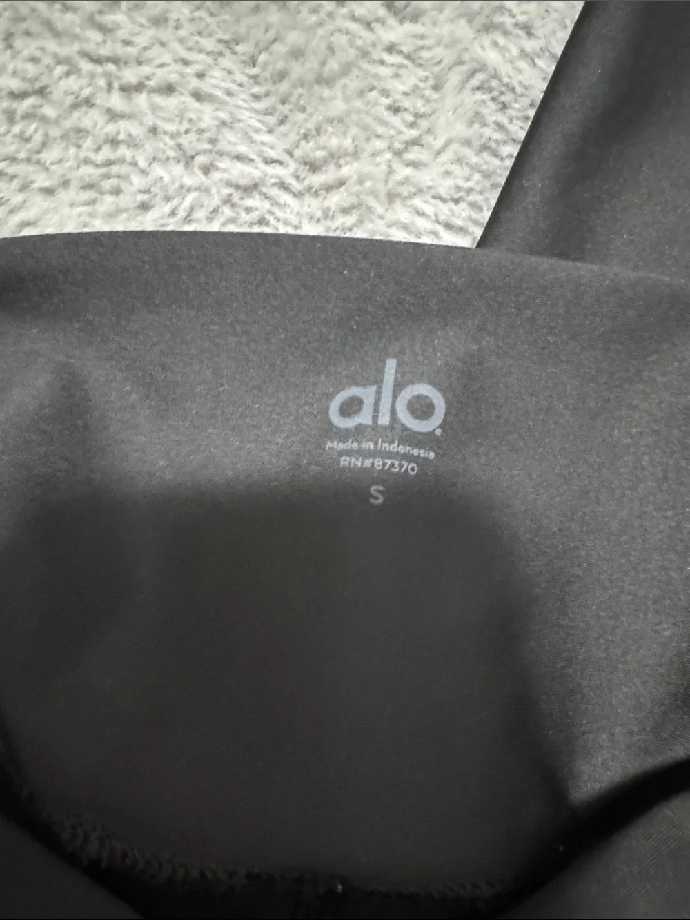 Alo Yoga Airlift Mesh High-Waist Allure Black Leggings